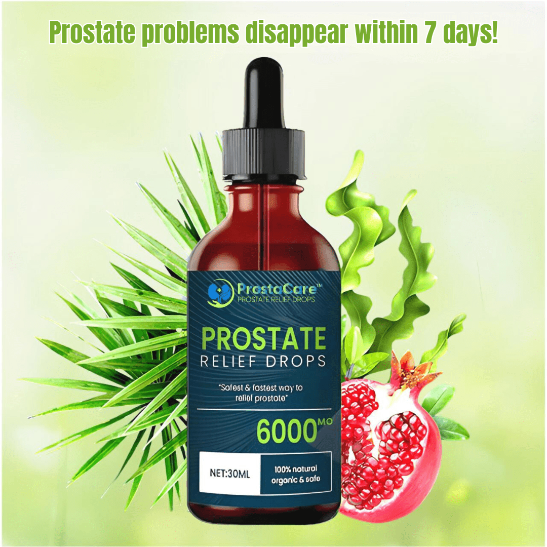 Luna Milis ProstaCare™ Prostate relief drops | Free yourself from prostate problems in just 7 days!