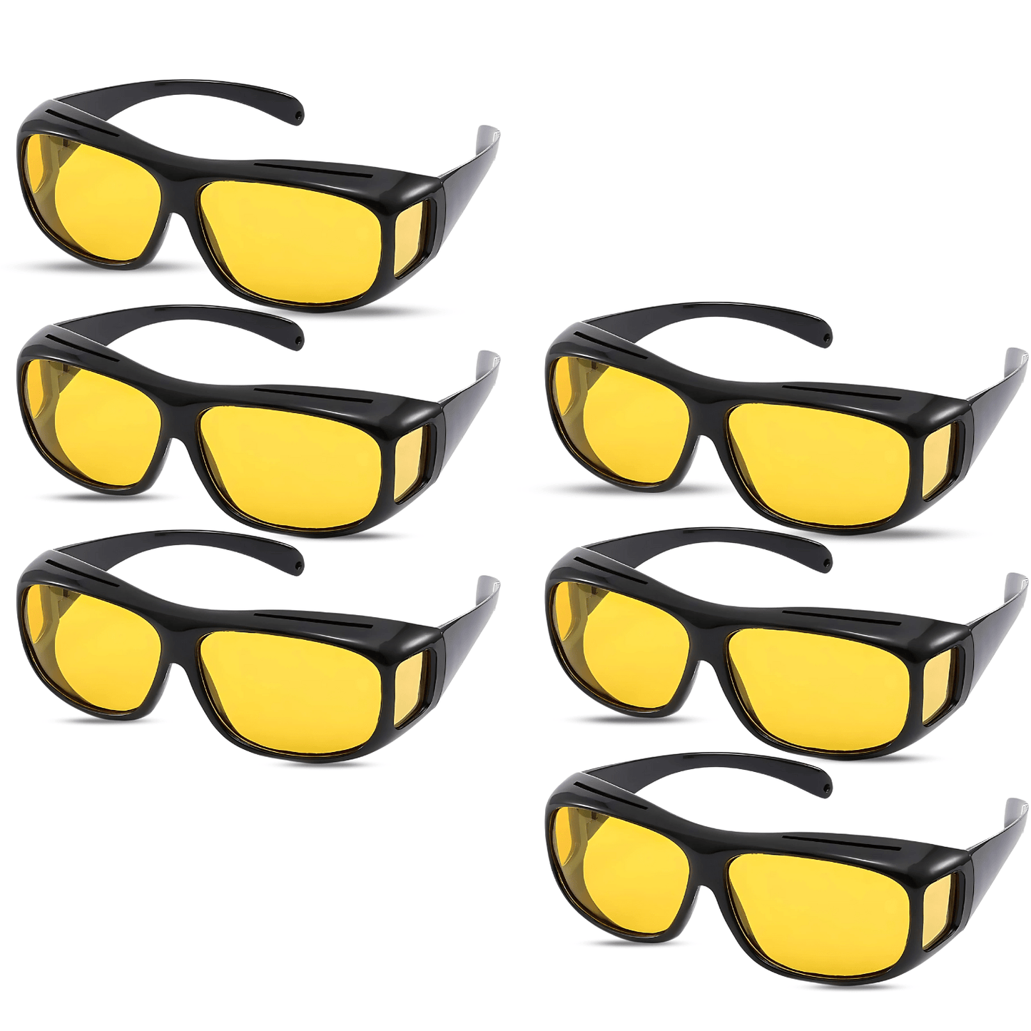 Vital Aura 6x HeadlightGlasses™ (3 + 3 free) HeadlightGlasses™ Anti-Glare | Say goodbye to tension and stress during night driving!